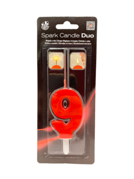 SPARK CANDLE DUO ROJA NÚM.9
