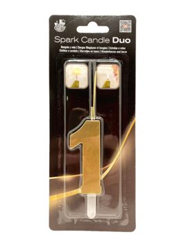 SPARK CANDLE DUO ORO NÚM.1