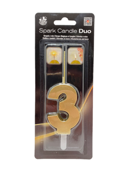 SPARK CANDLE DUO ORO NM. 3