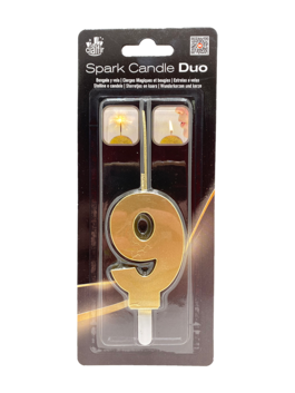 SPARK CANDLE DUO ORO NÚM.9
