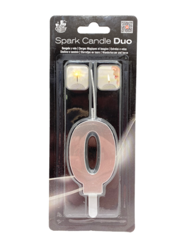 SPARK CANDLE DUO PLATA NÚM.0