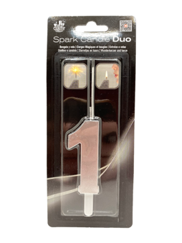 SPARK CANDLE DUO PLATA NÚM.1