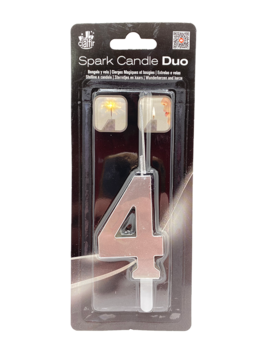 SPARK CANDLE DUO PLATA NÚM.4