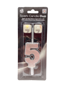 SPARK CANDLE DUO PLATA NÚM.5