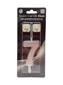 SPARK CANDLE DUO PLATA NÚM.7