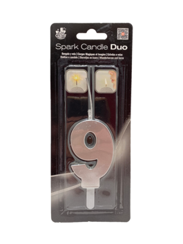SPARK CANDLE DUO PLATA NÚM.9