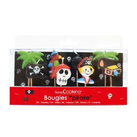 SET 8 VELAS PIRATAS SCRAPCOOKING