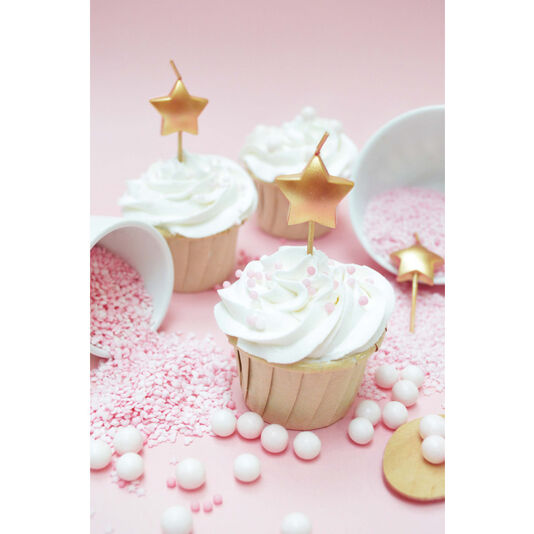 SET VELAS DORADAS NÚMEROS SCRAPCOOKING