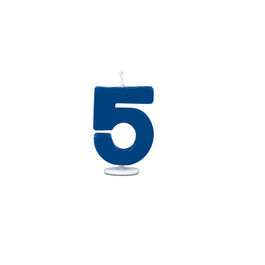 VELA AZUL NÚMERO 5 ST
