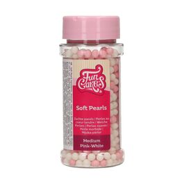 PERLAS BLANDAS ROSA-BLANCO 60 GR. FUNCAKES