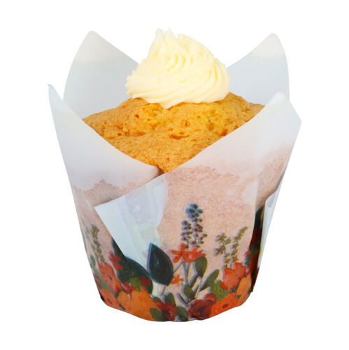CÁPSULAS MUFFIN RAMO FLORES 24 UDS. PME