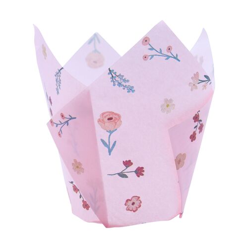 CÁPSULAS MUFFIN FLORES 24 UDS. PME