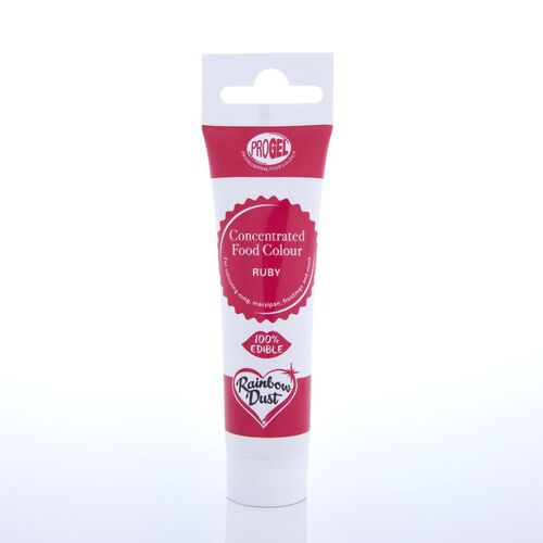 COLORANTE PROGEL RUBÍ RAINBOW DUST