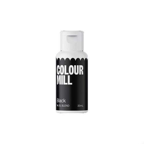 COLORANTE LIPOSOLUBLE GEL BLACK 20 ML. COLOUR MILL