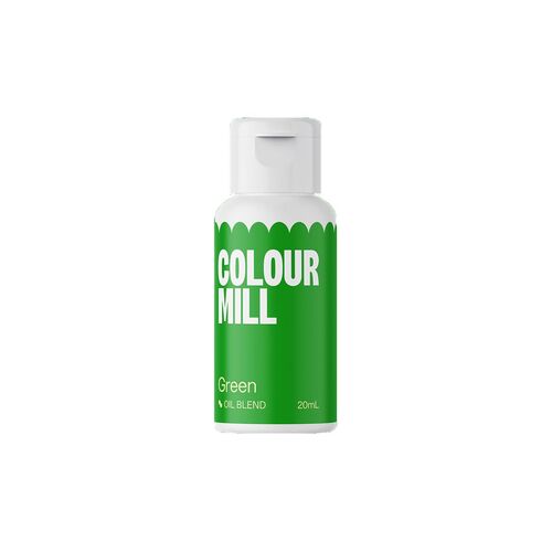 COLORANTE LIPOSOLUBLE GEL GREEN 20 ML. COLOUR MILL