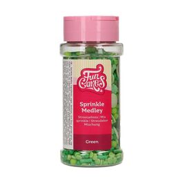 SPRINKLE MEDLEY GREEN 65 GR. FUNCAKES