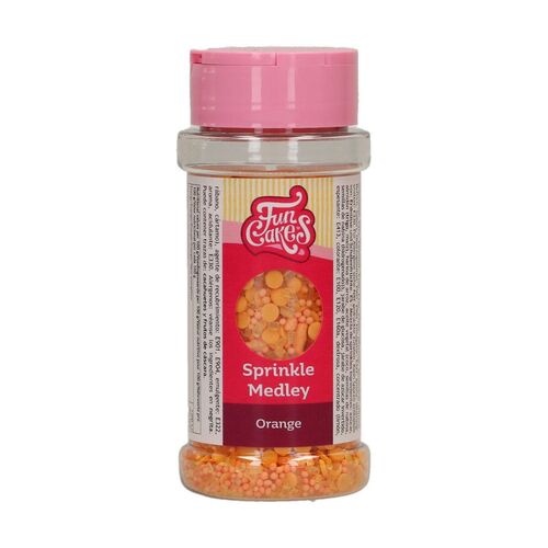 SPRINKLE MEDLEY NARANJA 70 GR. FUNCAKES