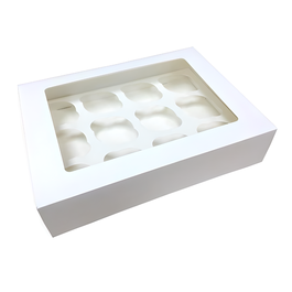 CAJA 12 CUPCAKES BLANCA