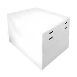 CAJA BLANCA REGULABLE 40X30 CM.