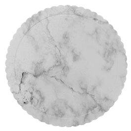 BASE REDONDA 3 MM MÁRMOL - 30 CM. (BORDE ONDULADO)