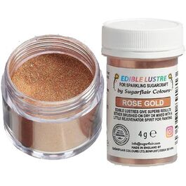 COLORANTE EN POLVO LUSTRE ROSE GOLD 4 GR. SUGARFLAIR