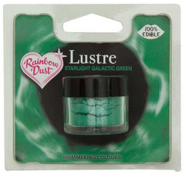 COLORANTE EN POLVO BRILLANTE GALACTIC GREEN RAINBOW DUST