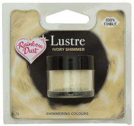 COLORANTE EN POLVO PERLADO SHIMMER IVORY RAINBOW DUST