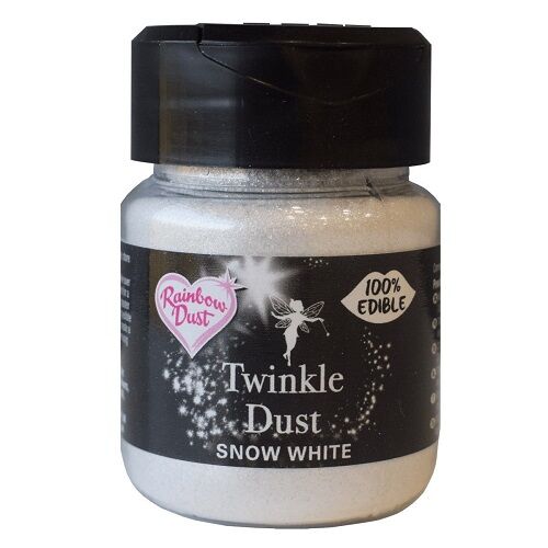 COLORANTE EN POLVO BRILLANTE TWINKLE DUST SNOW WHITE 25 GR. RAINBOW DUST