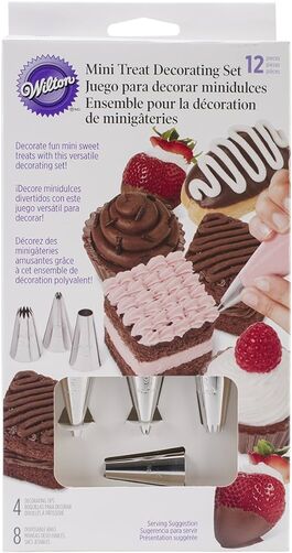 SET BOQUILLAS DECO MINI POSTRES WILTON
