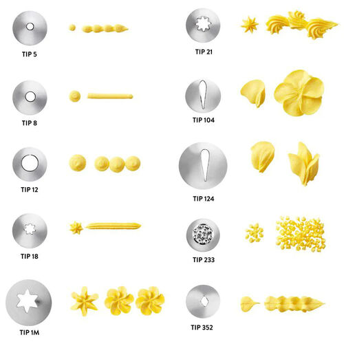 SET DECORACIÓN BUTTERCREAM 20 PIEZAS WILTON