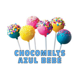 CHOCOMELTS AZUL BEBÉ 500 GR.