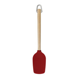 ESPÁTULA CUCHARA 30 CM MANGO MADERA Y SILICONA ROJA KITCHENAID
