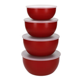 SET 4 BOLS ROJOS KITCHENAID