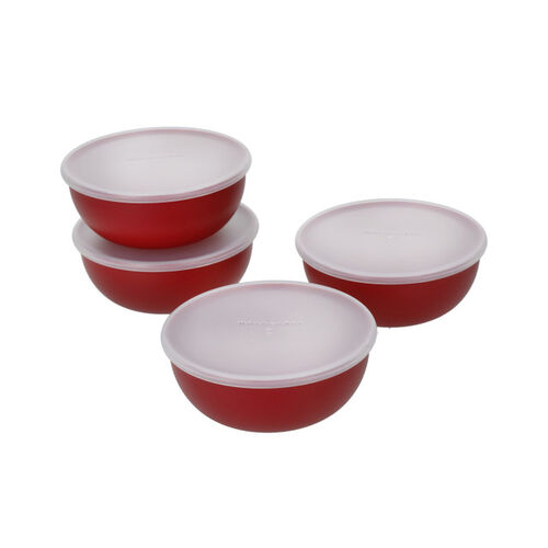 SET 4 BOLS ROJOS PEQUEOS KITCHENAID