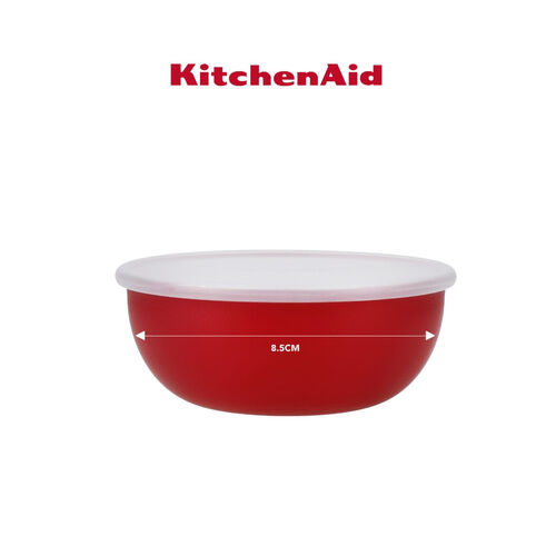 SET 4 BOLS ROJOS PEQUEOS KITCHENAID