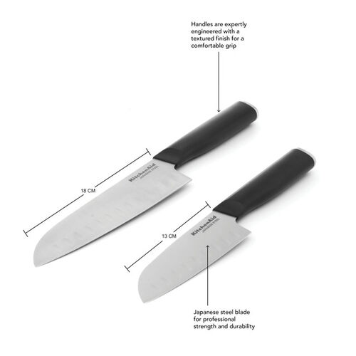 SET 2 CUCHILLOS ACERO JAPONÉS KITCHENAID