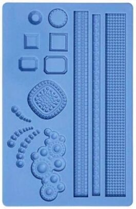 PLANTILLA SILICONA DISEÑO JOYAS WILTON