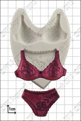 MOLDE SILICONA LENCERÍA