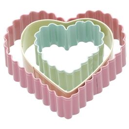 SET 3 CORTAPASTAS CORAZÓN KITCHEN CRAFT