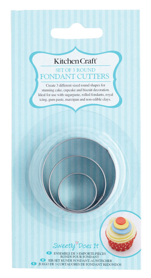 SET 3 MINI CORTADORES CÍRCULO KITCHEN CRAFT