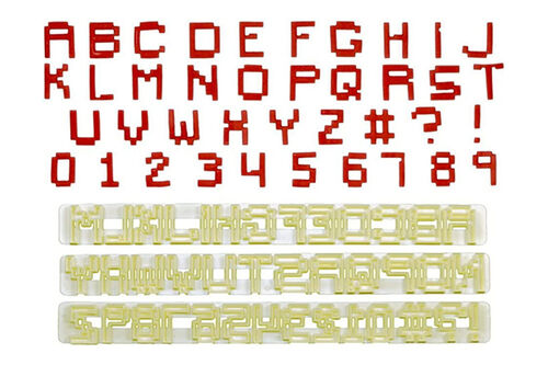 ALFABETO Y NÚMEROS PIXEL FMM