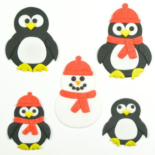 SET 4 CORTADORES PINGÜINOS FMM