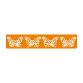 TAPETE SILICONA MARIPOSAS 10 X 40 CM.