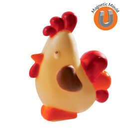 MOLDE CHOCOLATE GALLO 3D MARTELLATO