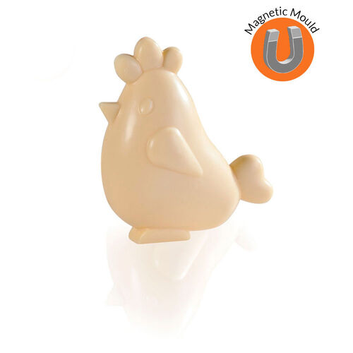 MOLDE CHOCOLATE GALLINA 3D MARTELLATO