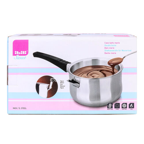 CAZO INOX BAÑO MARÍA 16 X 9 CM. IBILI