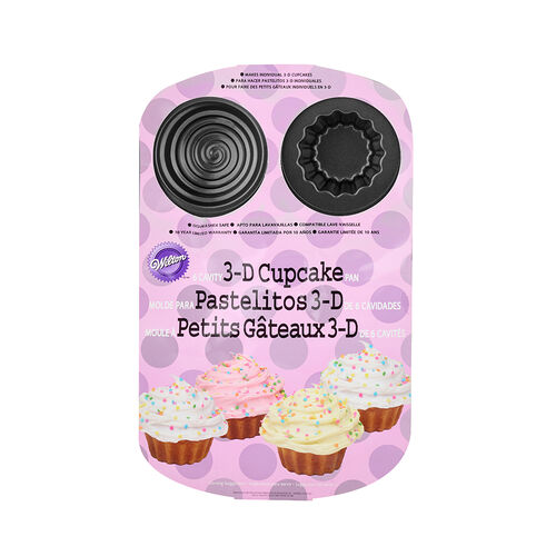 MOLDE 3D CUPCAKES WILTON