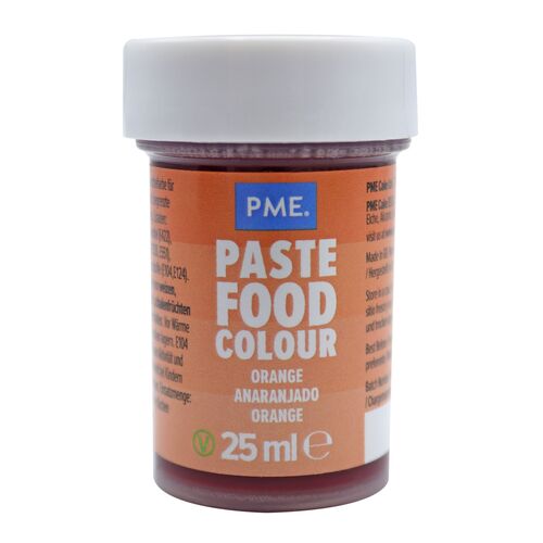 COLORANTE EN PASTA NARANJA 25 GR. PME