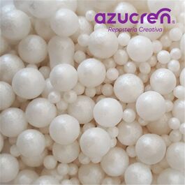 MIX PERLAS AZÚCAR BLANCAS 4 - 7 MM. 90 GR. AZUCREN