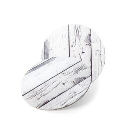 BASE REDONDA 3 MM MADERA BLANCA - 30 CM.